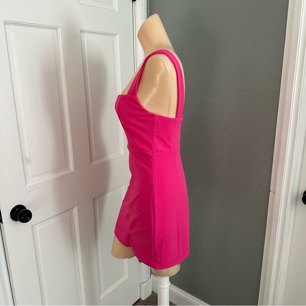 LULU’S SOCIAL SENSATION SQUARE NECK MINI BODYCON DRESS - Picture 10 of 13